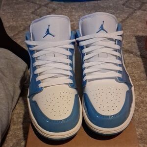 Jordan 1 Lows Legend Blue and White